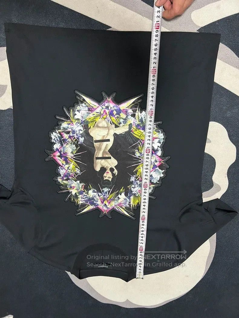 Givenchy Givenchy Runway Bird & Nude Silk Patch Tee . Size US M / EU 48-50 / 2 - 7 Thumbnail