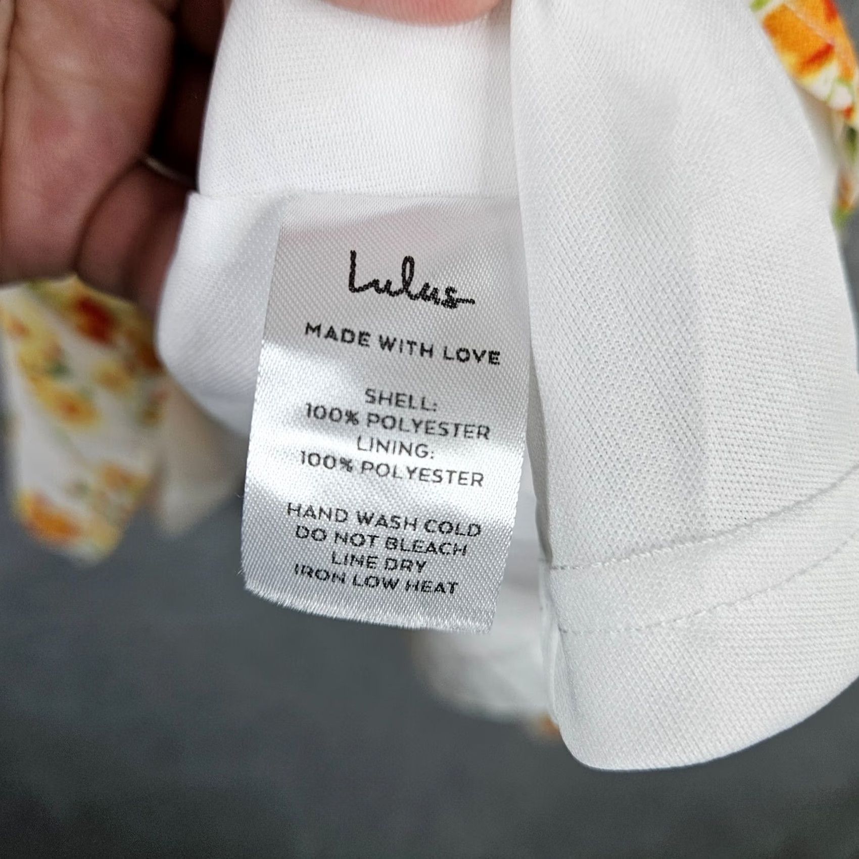 Lulus Lulus Day Date White and Orange Square Neck Mini Dress L Womens Small? Size L / US 10 / IT 46 - 4 Thumbnail