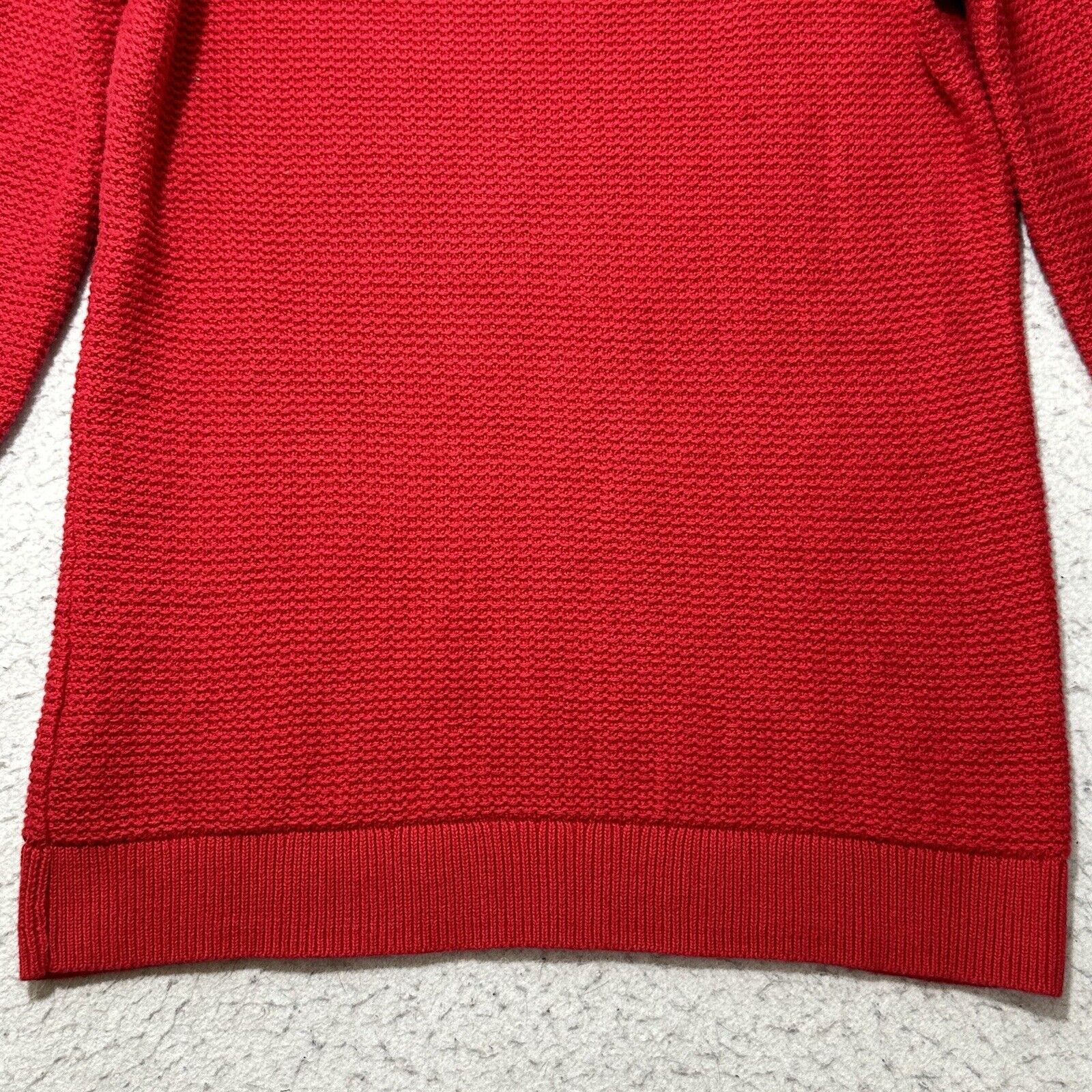 Loft LOFT XS Long Sleeve Crewneck Red Pullover Sweater Buttons Size XS / US 0-2 / IT 36-38 - 5 Thumbnail