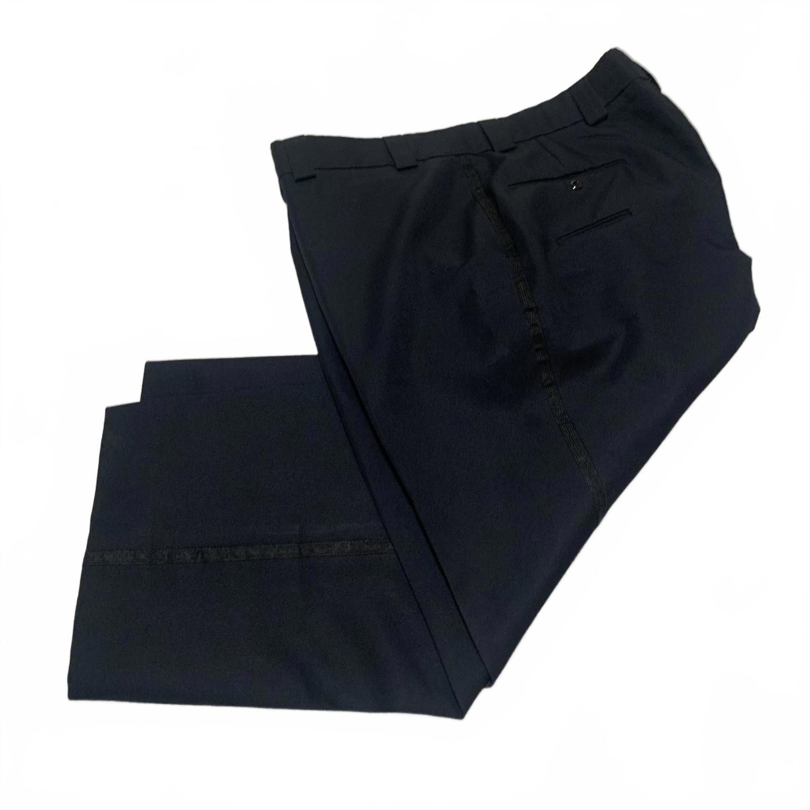 Eddie Bauer Blauer Men's Size 48 Regular Dark Navy Dress Pants Size 54R - 3 Thumbnail