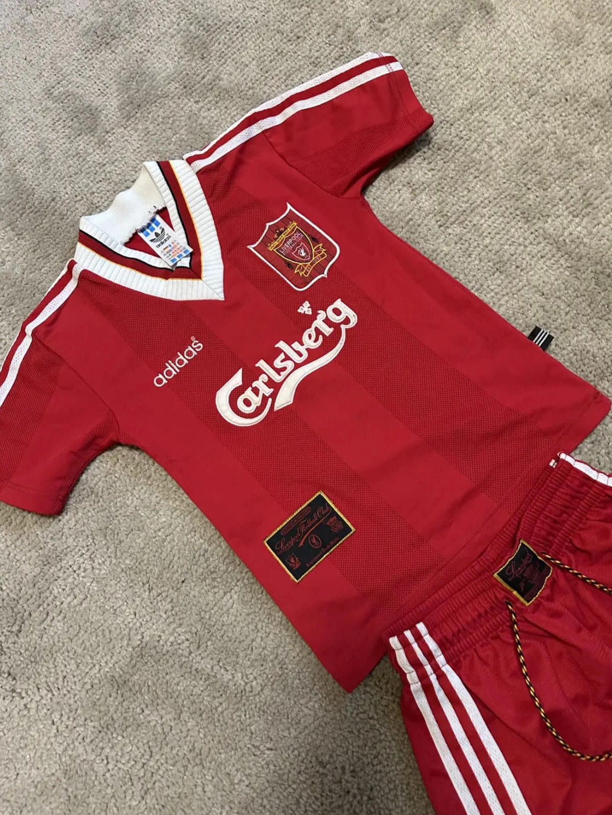 Adidas Adidas Liverpool 1995/96 Football Shirt Soccer Jersey Sz XXS Size US XXS / EU 40 - 3 Thumbnail