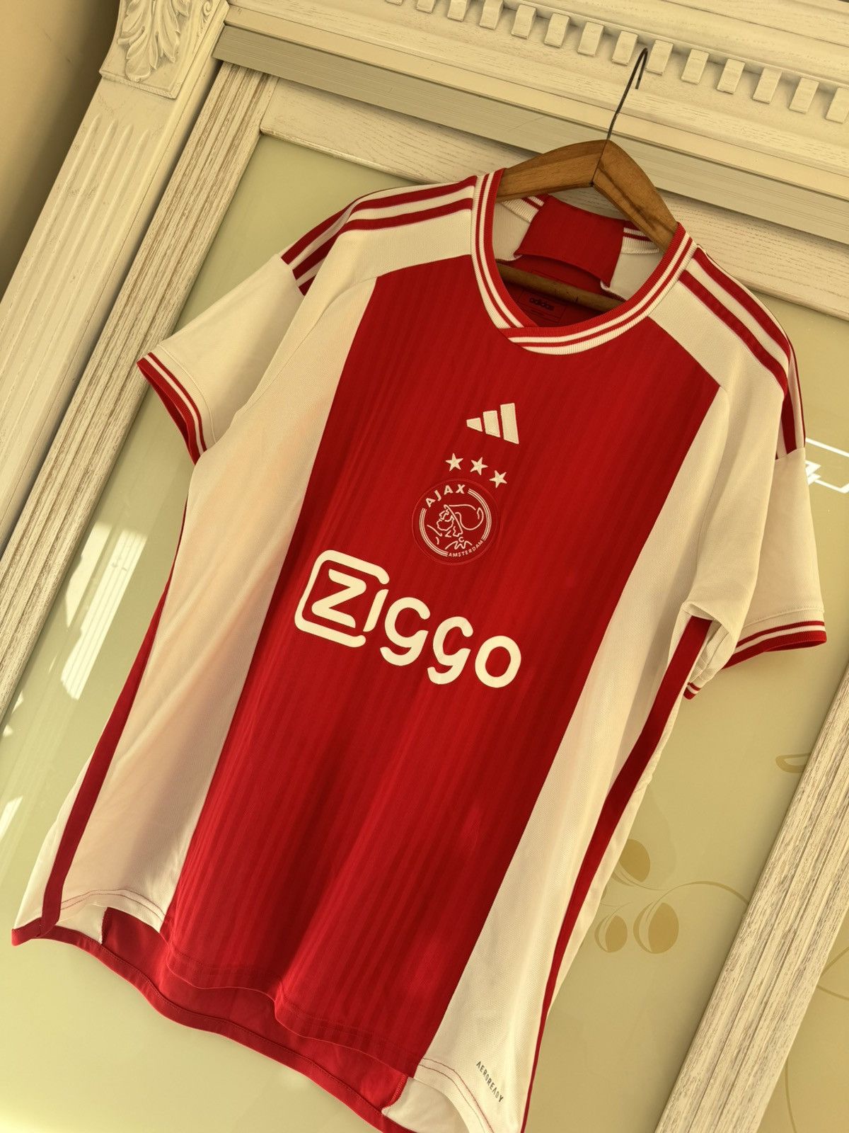 Adidas Ajax 2023-2024 Home Soccer Jersey Football Shirt Kit Size US XL / EU 56 / 4 - 3 Thumbnail