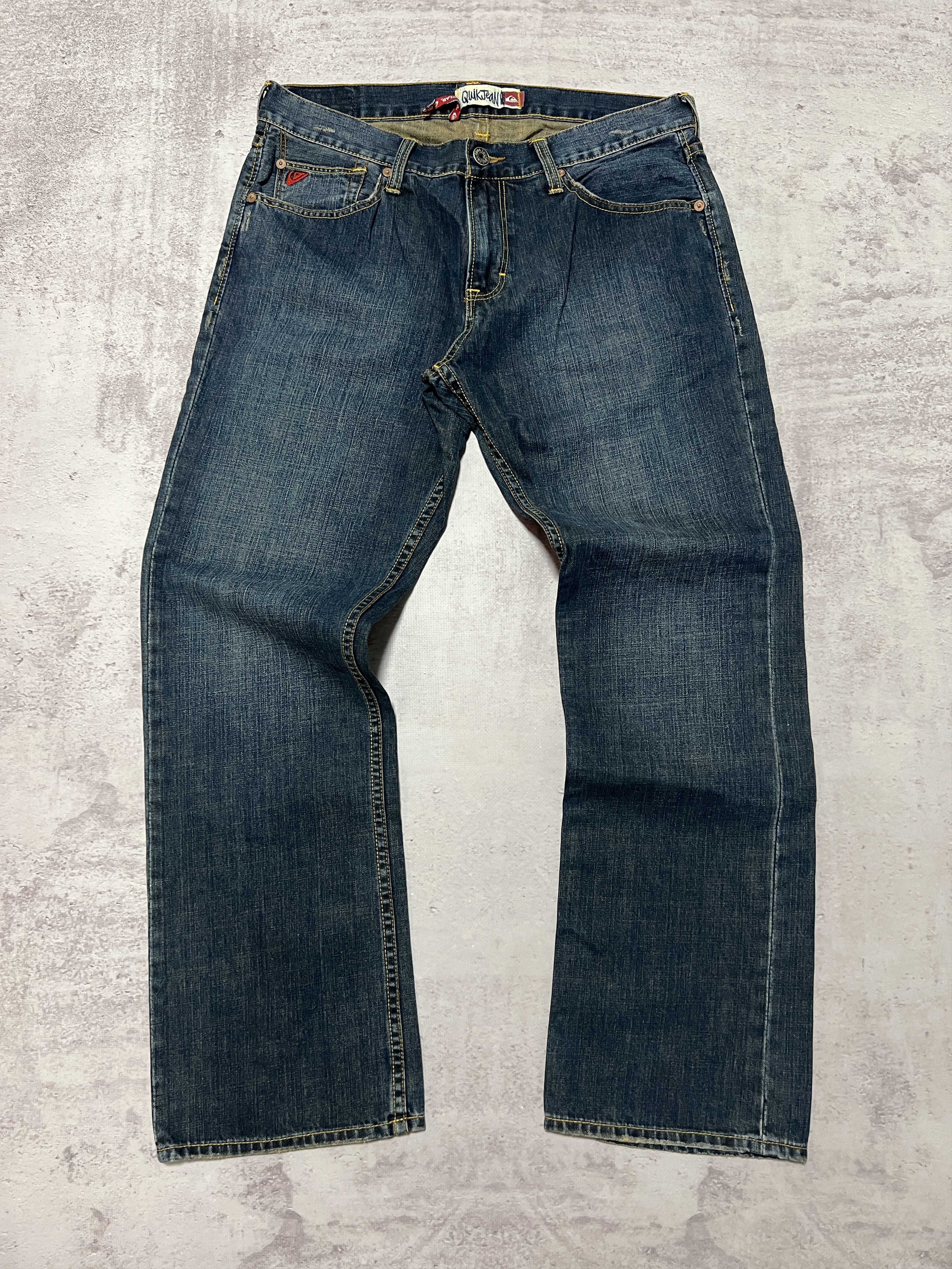 Quiksilver Quiksilver Y2K Vintage Washed Denim Jeans Size US 34 / EU 50 - 2 Thumbnail