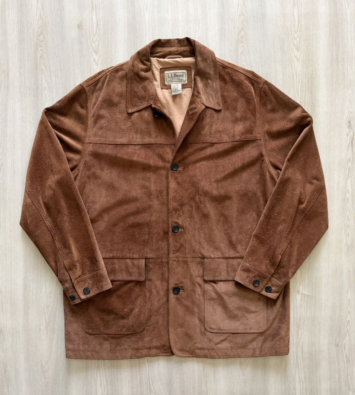 Vintage Vintage LL Bean Suede Leather Jacket Sz 2XL TALL Barn Chore Size US XXL / EU 58 / 5 - 1 Thumbnail