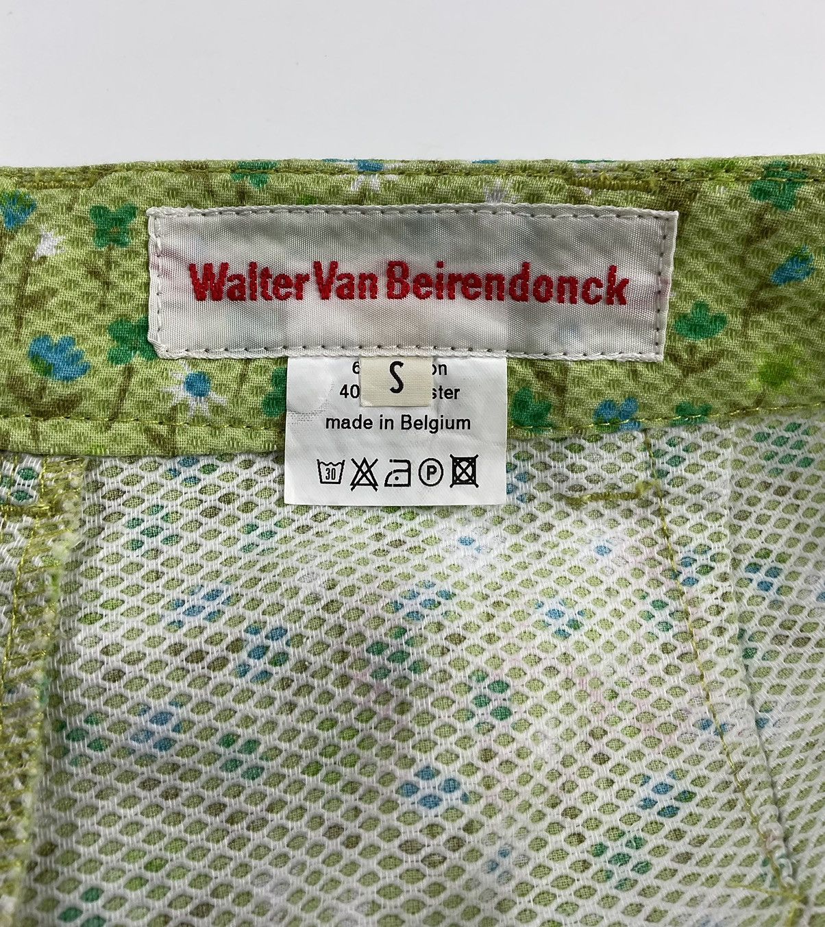 Walter Van Beirendonck Floral Pants