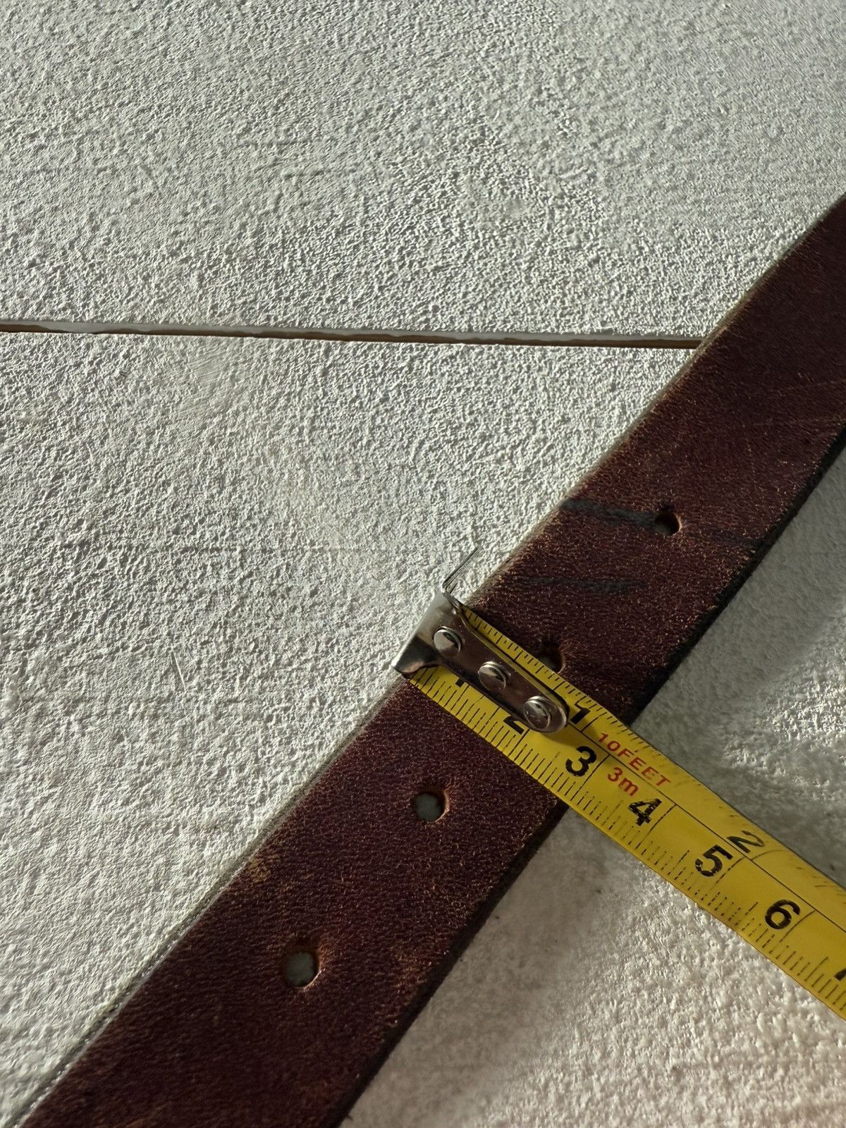 Hysteric Glamour × Leather × Vintage Vintage Leather Belt Y2K Cowboy Western Metal Avant Garde Size ONE SIZE - 10 Thumbnail