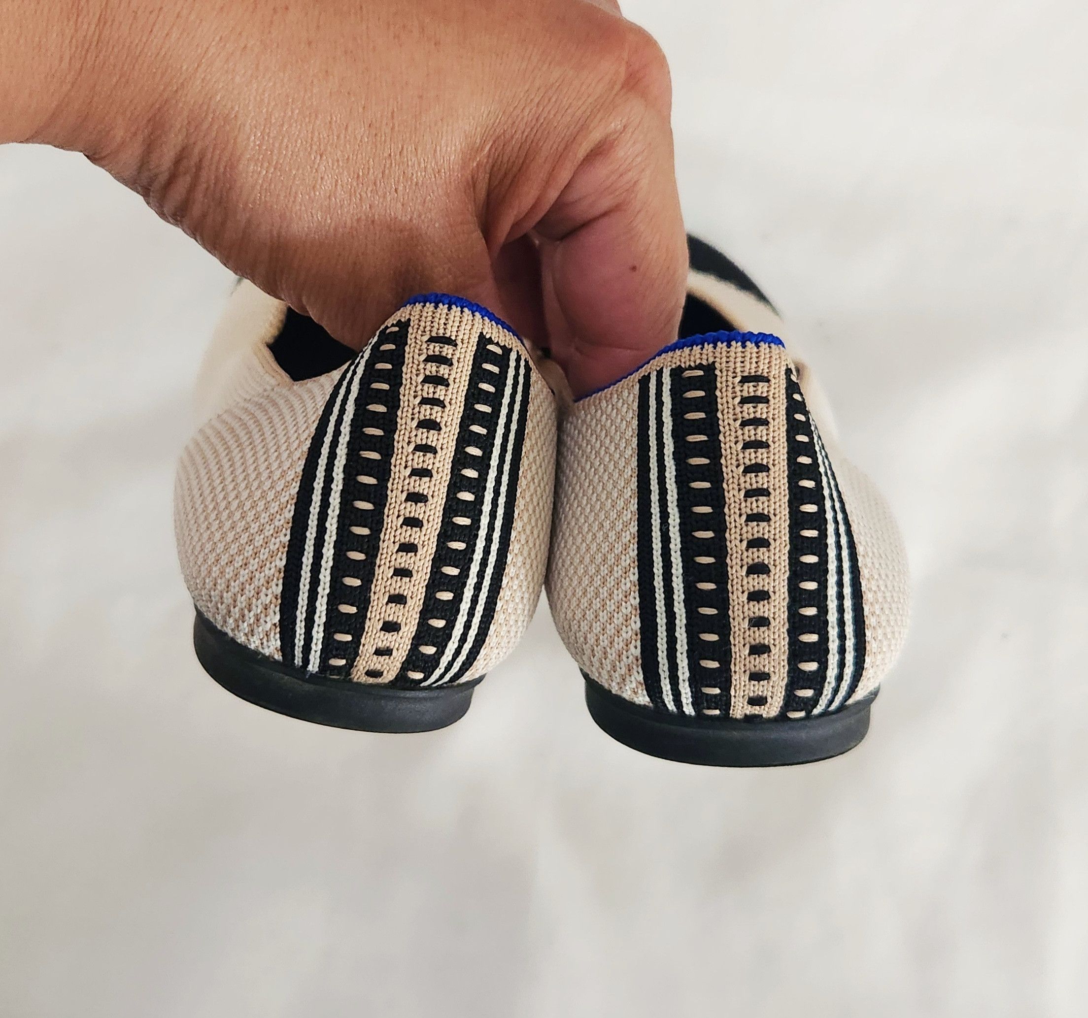 Designer ROTHYS Tuxedo ECO FRIENDLY THE SQUARE SLIP ON FLATS SIZE 7 Size US 7 / IT 37 - 6 Thumbnail