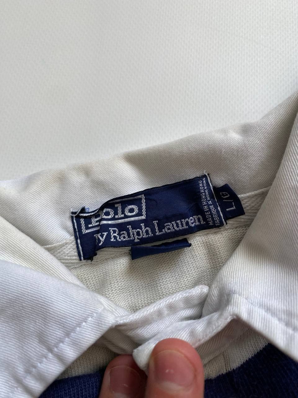 Polo Ralph Lauren × Vintage Vintage 90's Polo Ralph Lauren Regby Longsleve Cheef KEEF Size US L / EU 52-54 / 3 - 4 Thumbnail