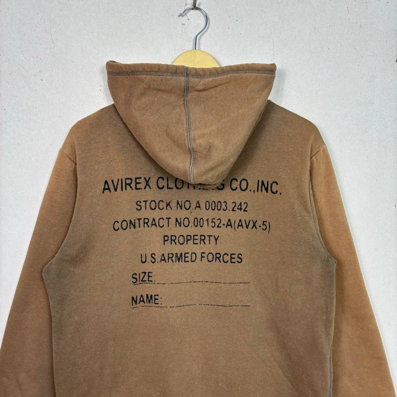 Avirex Vtg 90s Avirex Sherpa Lined Full Zip Hoodie Y2K Streetwear Size US XL / EU 56 / 4 - 4 Thumbnail