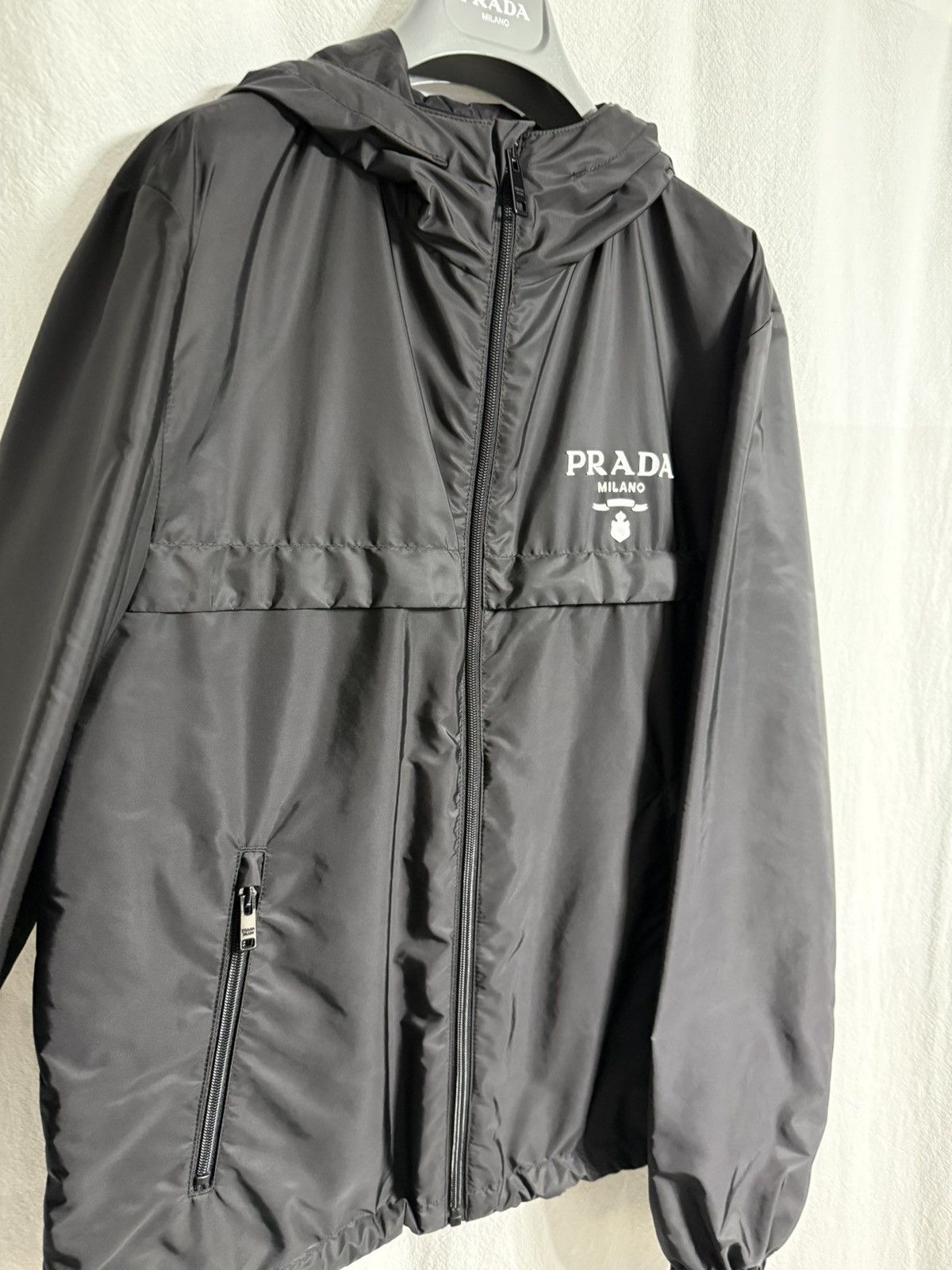 Burberry × Designer × Prada PRADA - Nylon embroidered Jacket Size US S / EU 44-46 / 1 - 4 Thumbnail