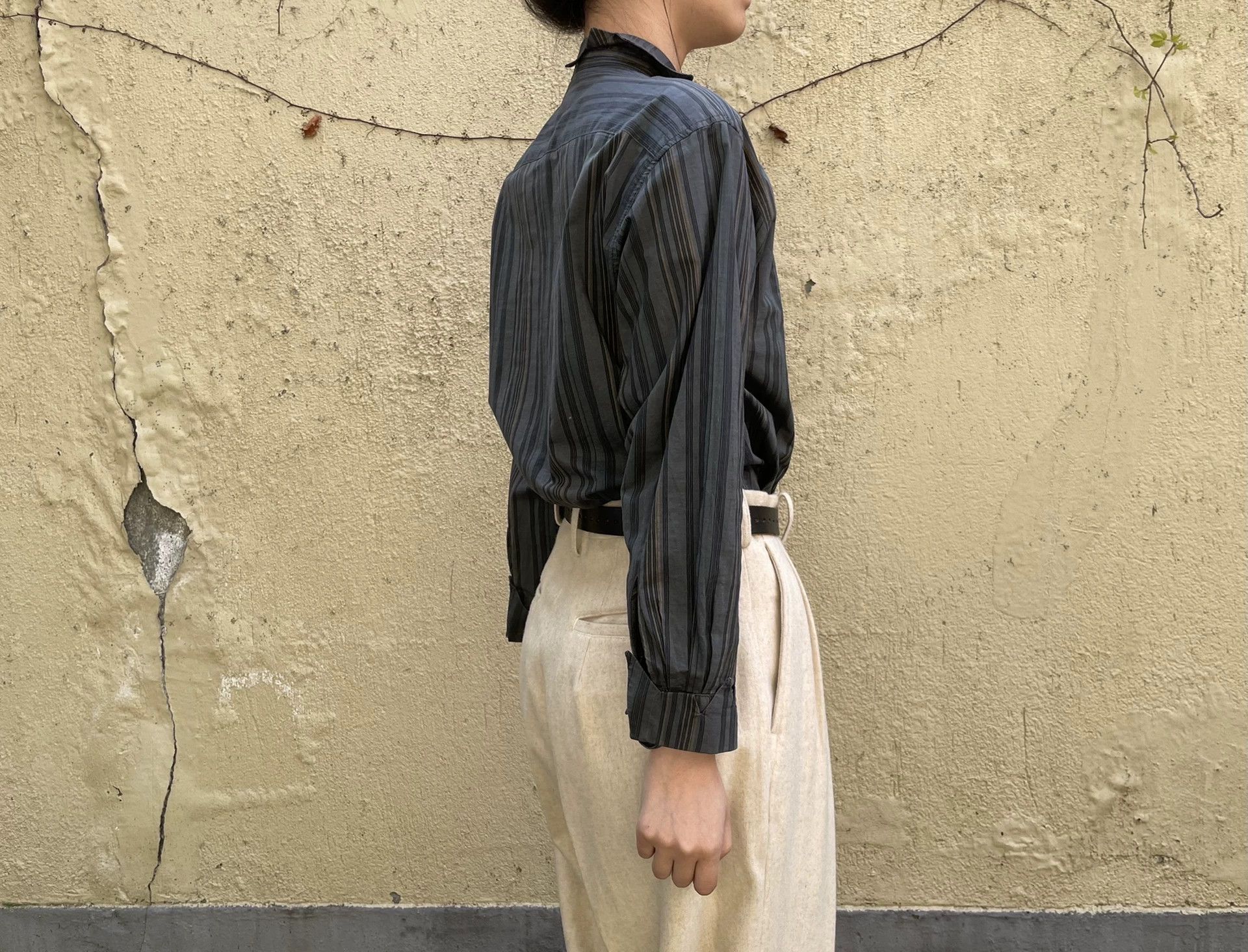 Kenzo KENZO 1980s Zigzag Pointed Collar Shirt Size M / US 6-8 / IT 42-44 - 5 Thumbnail