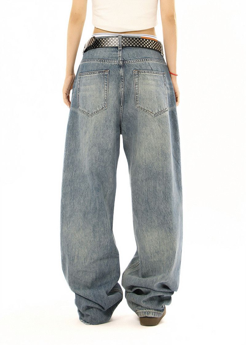 Vintage American retro rhinestone jeans for men Size US 32 / EU 48 - 6 Thumbnail