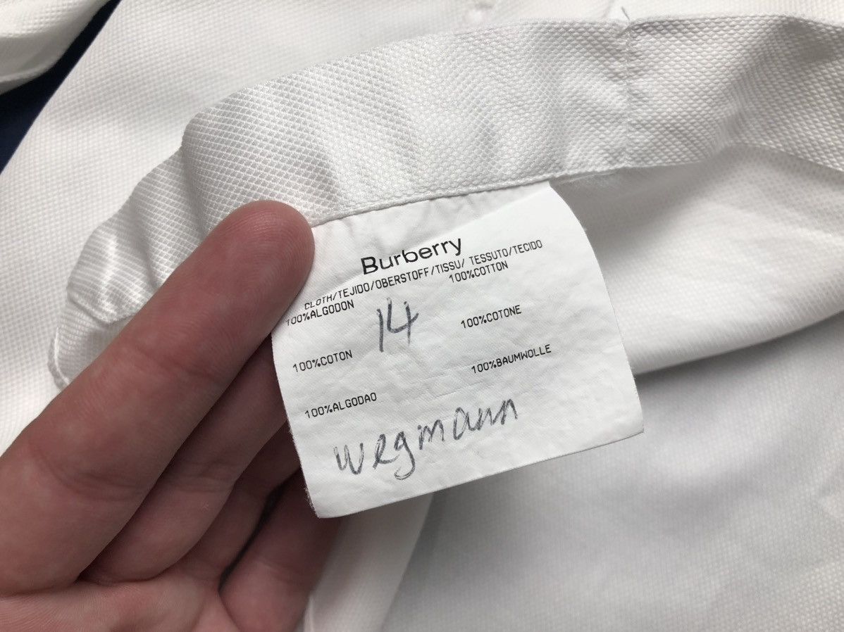 Burberry Burberry white cotton shirt Size US L / EU 52-54 / 3 - 7 Thumbnail