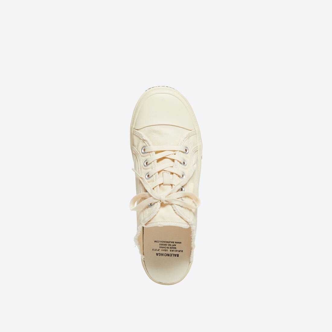 Balenciaga o1srvl11e0426 Paris Mule in Beige Size US 8 / IT 38 - 7 Thumbnail