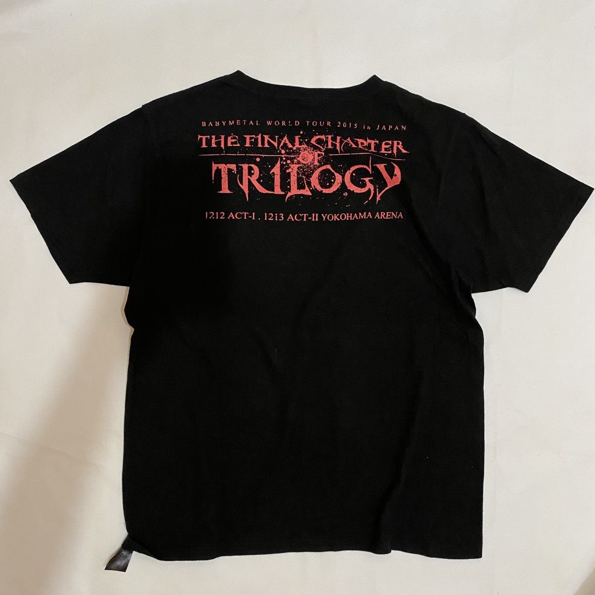 Band Tees Tshirt Baby Metal The Final Chapter Trilogy 2015 japan band Size US M / EU 48-50 / 2 - 2 Thumbnail