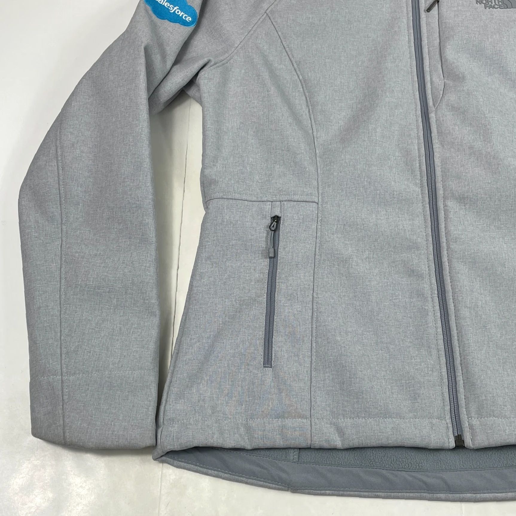 The North Face The North Face Jacket Womens Large Gray Apex Barrier Windwall Lined Hiking Ski Size L / US 10 / IT 46 - 6 Thumbnail