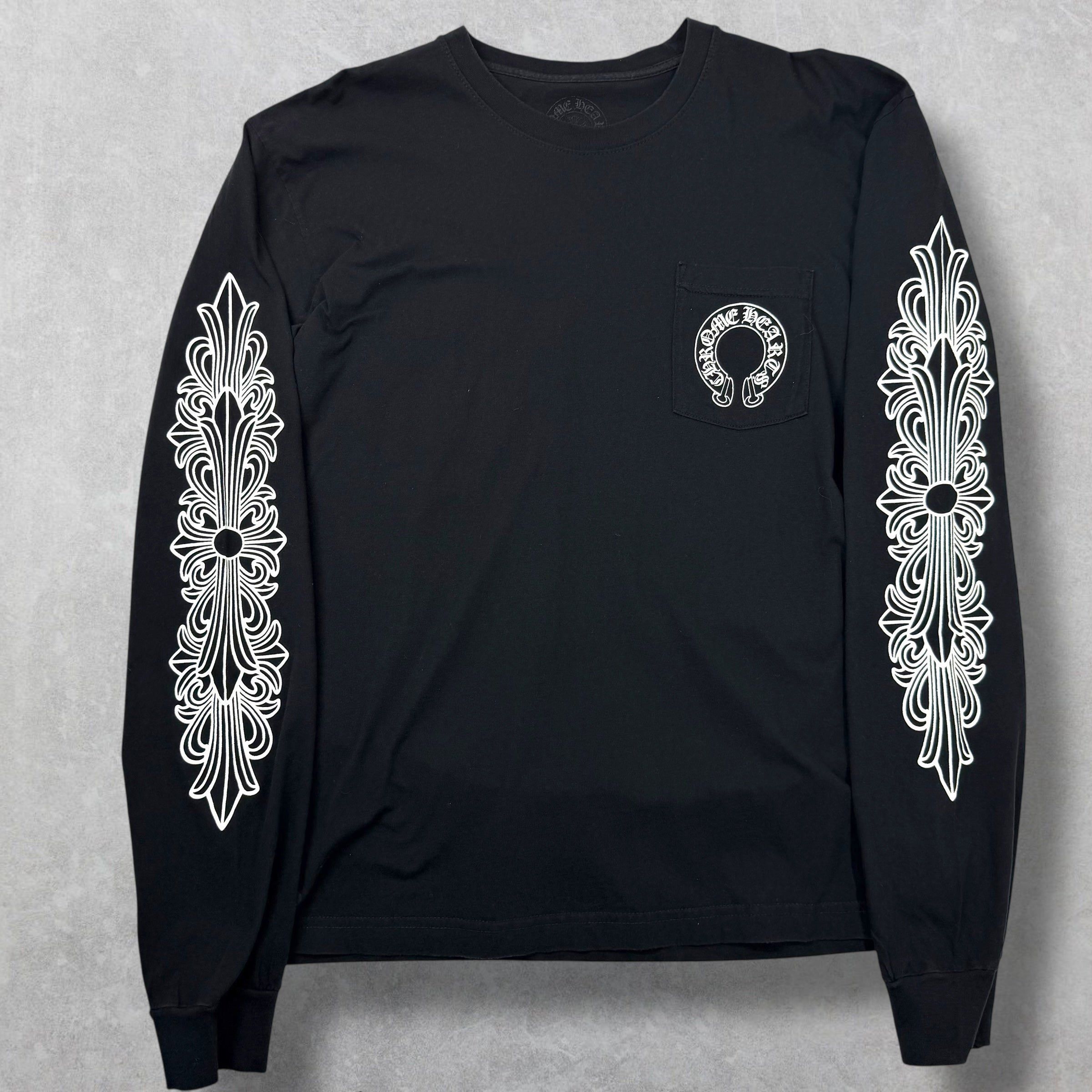 Chrome Hearts Chrome Hearts Horseshoe Floral L/S XL Size US XL / EU 56 / 4 - 2 Thumbnail