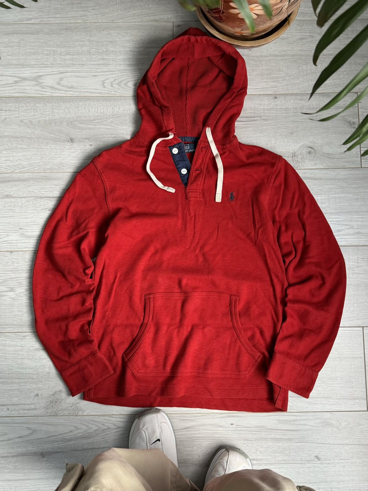 Polo Ralph Lauren × Vintage Vintage hoodie Polo Ralph Lauren Rugby shirt Size US S / EU 44-46 / 1 - 2 Thumbnail