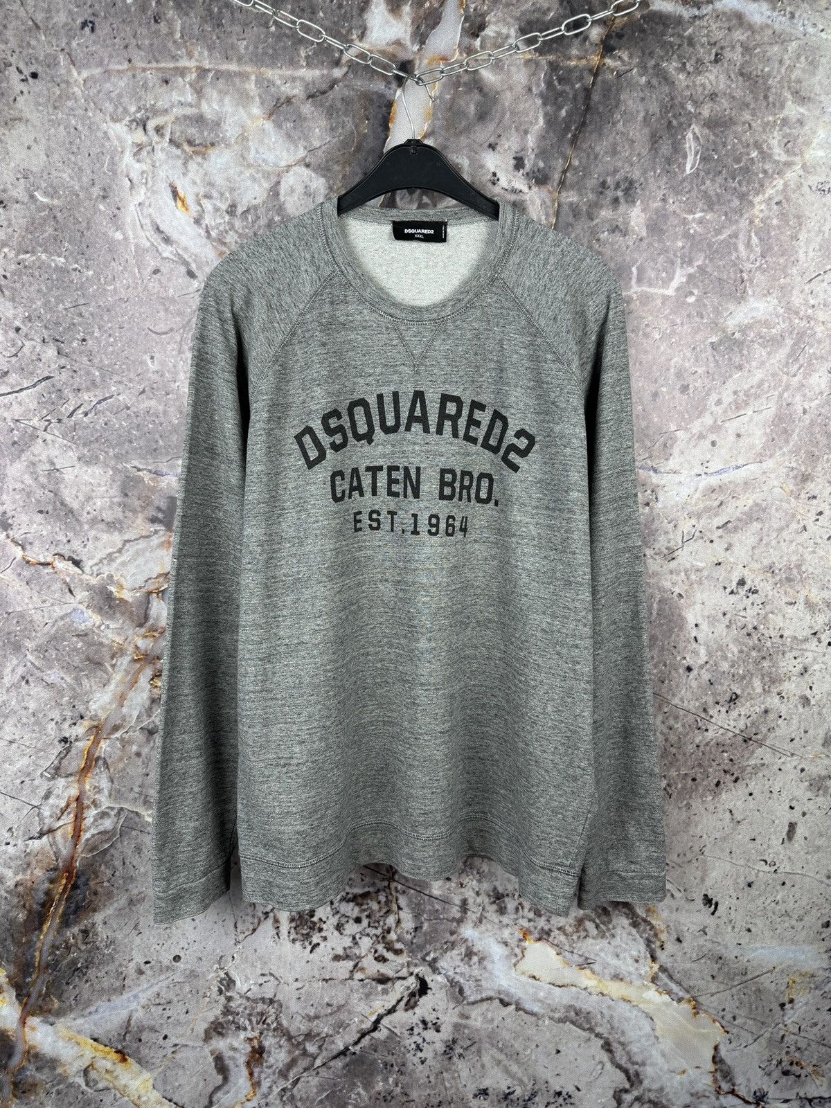 Dsquared2 Dsquared2 Caten Bros Sweatshirt Mens Gray Pullover Size XXXL Size US XXL / EU 58 / 5 - 1 Thumbnail