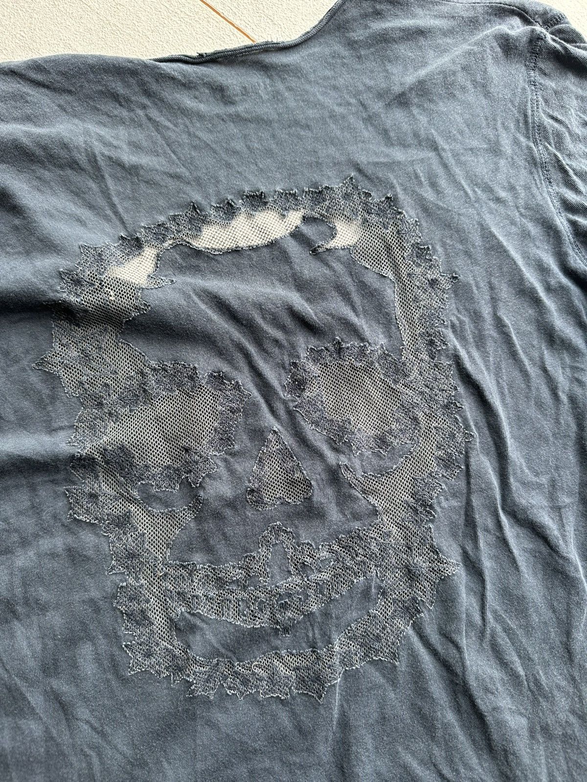 Zadig & Voltaire 🚨VNTG Zadig & Voltaire LOVE BIG LOGO Degrade Skull T Shirt Size L / US 10 / IT 46 - 4 Thumbnail