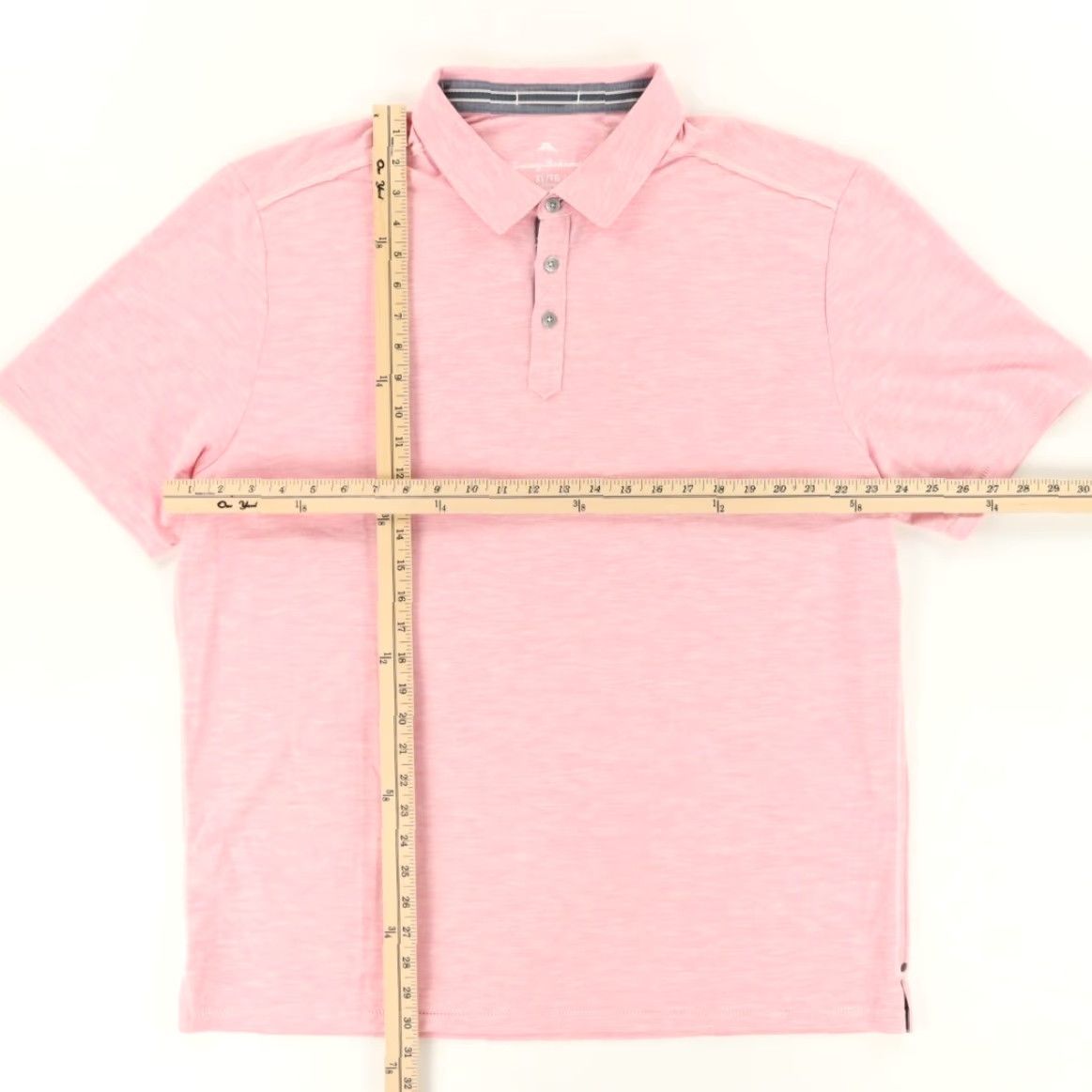 Tommy Bahama Tommy Bahama Polo Shirt Coasta Vera Stretch Heather Pink XL Men Size US XL / EU 56 / 4 - 3 Thumbnail