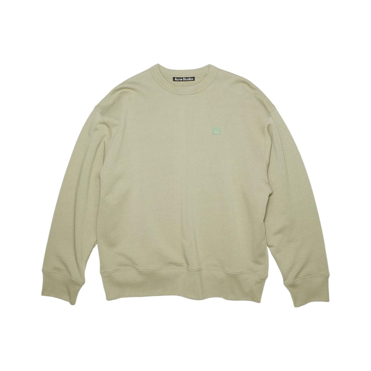 Acne Studios Acne Studios Eucalyptus Green Face Sweatshirt S Size US S / EU 44-46 / 1 - 1 Thumbnail