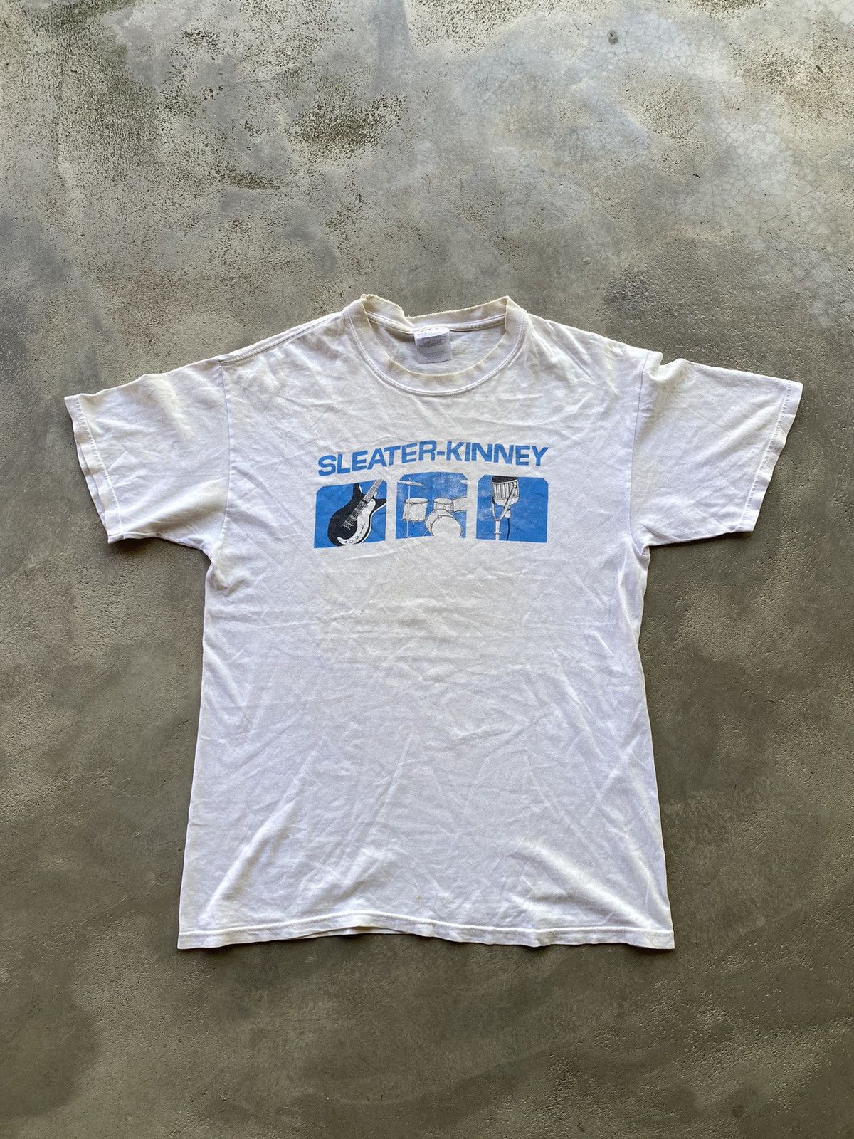 Band Tees × Vintage Vintage Sleater Kinney Tshirt Size US M / EU 48-50 / 2 - 1 Thumbnail