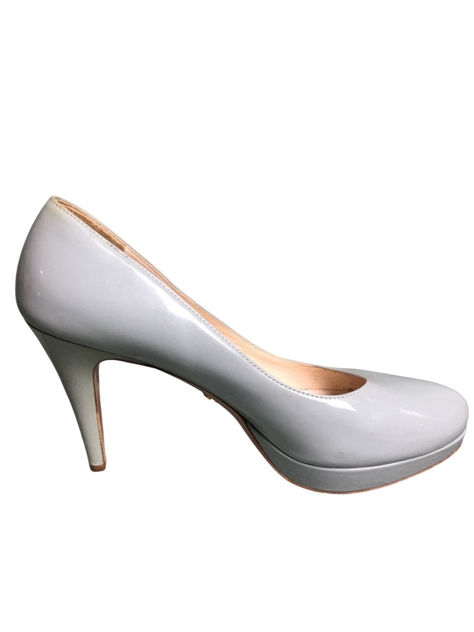 Prada PRADA Grey Patent Leather Heels Pumps EU 38 Size US 8 / IT 38 - 2 Thumbnail