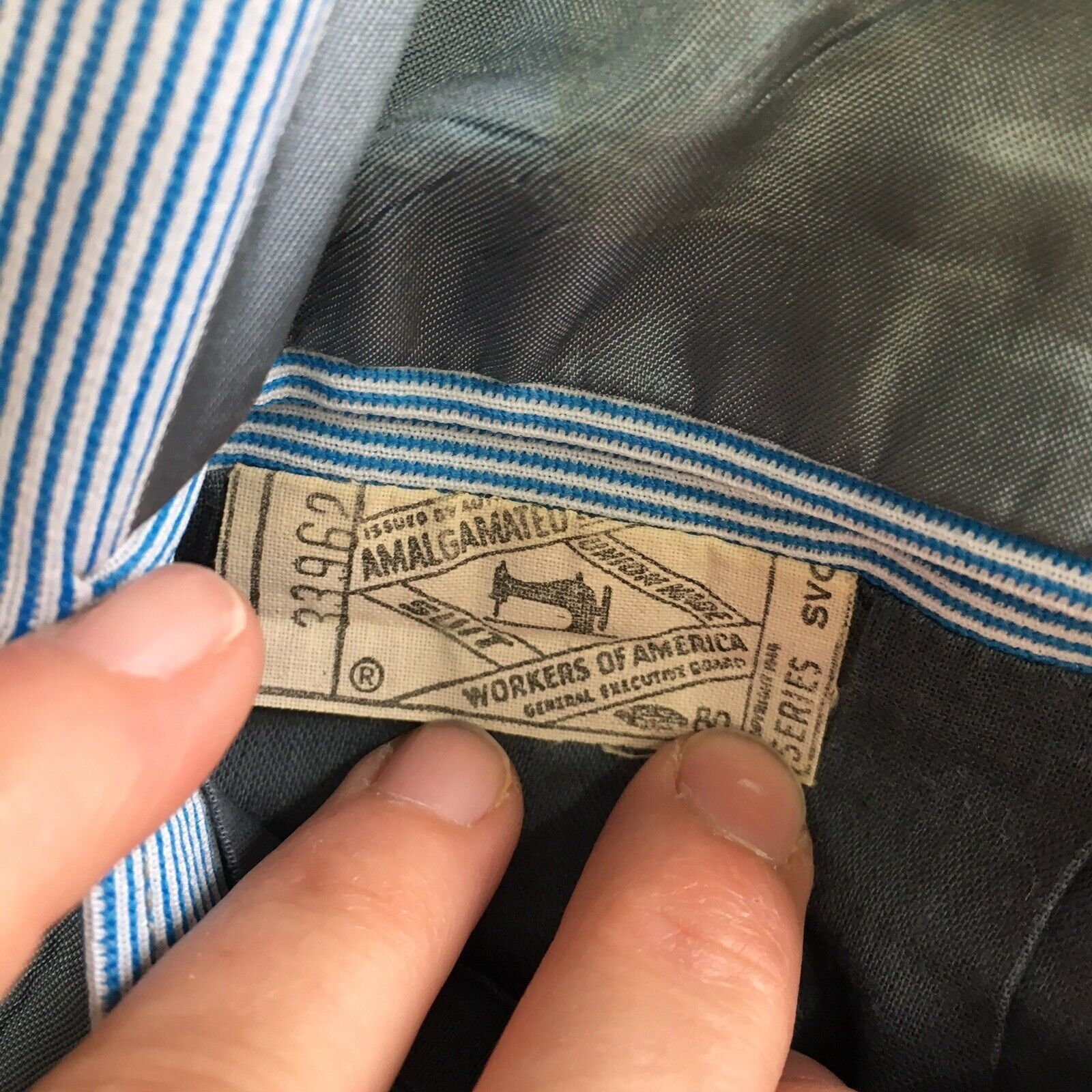 Other Vtg Craigs MOD Blue White STRIPE Boating Yacht Sport Coat Size 40R - 4 Thumbnail