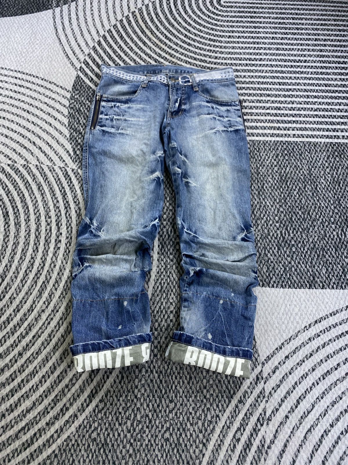 PPFM Vintage PPFM Curve Distressed Denim Pants Size US 32 / EU 48 - 7 Thumbnail