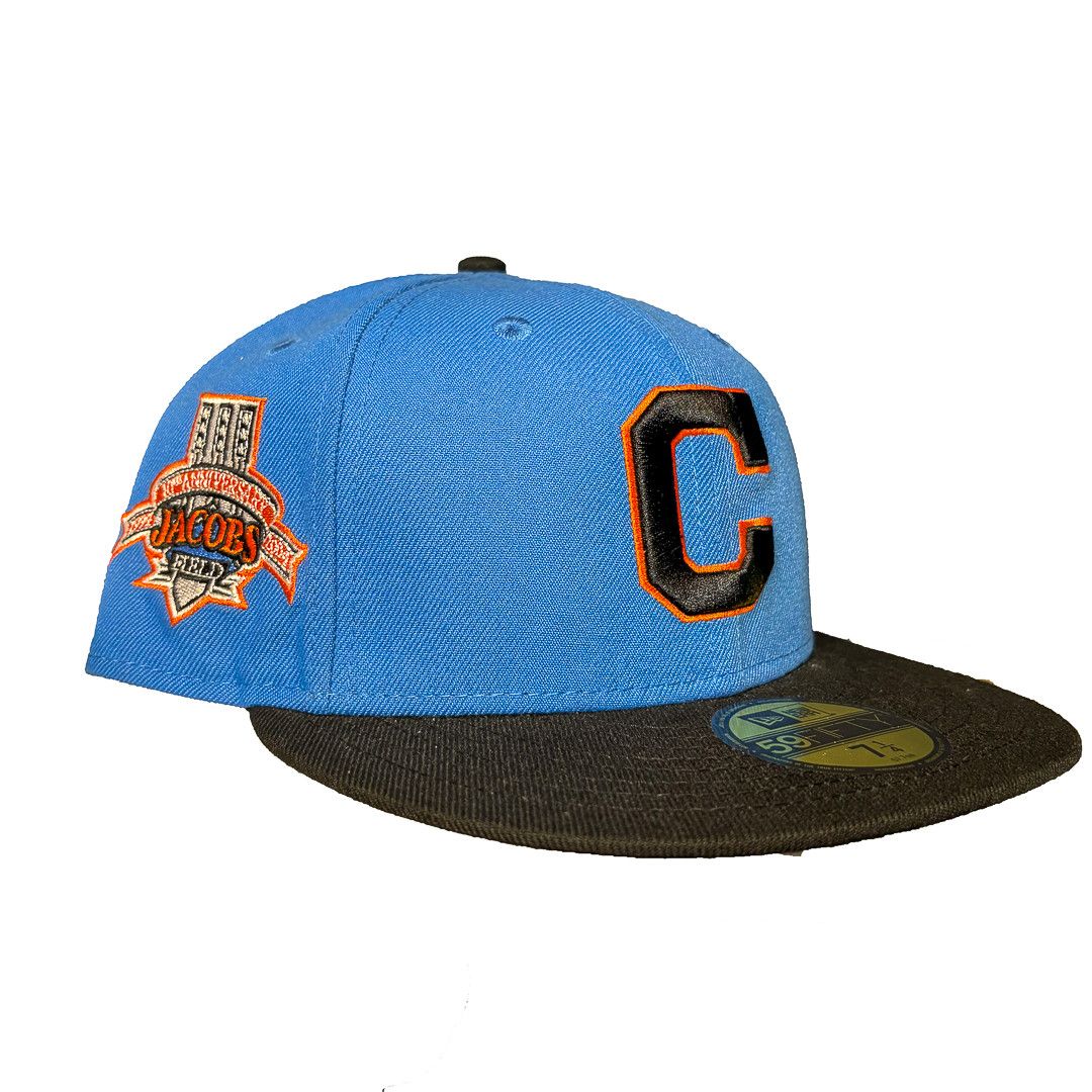 Hat Club × MLB × New Era Hat Club Lost Crossover New Era 7 1/4 Jacobs Field Patch Size ONE SIZE - 1 Thumbnail