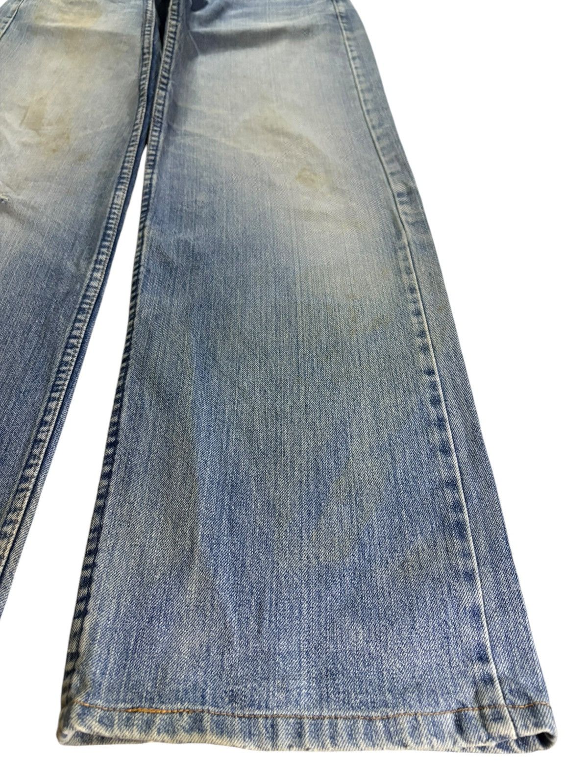 Levi's Vintage 90s Levis 512 Mud Wash Grunge Ripped Baggy Jeans Size US 33 - 7 Thumbnail