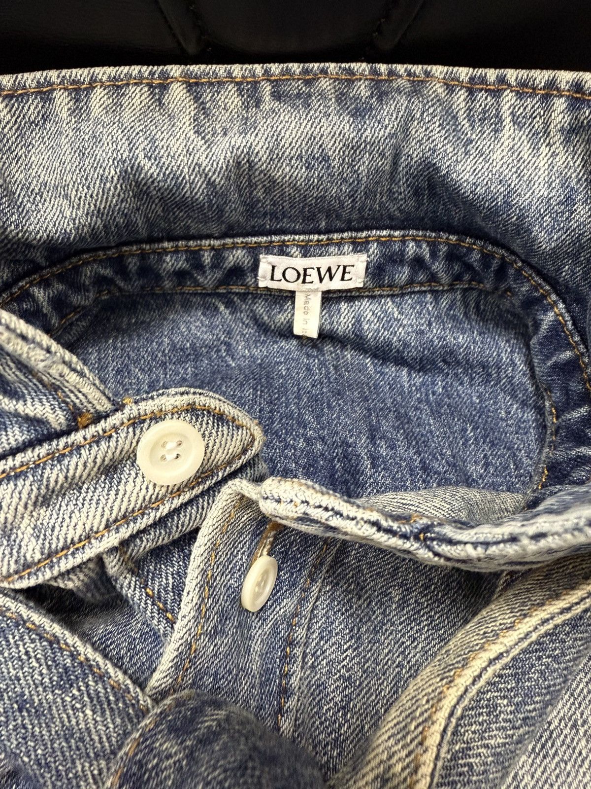Loewe Loewe denim bow shirt 46 Size US S / EU 44-46 / 1 - 4 Thumbnail