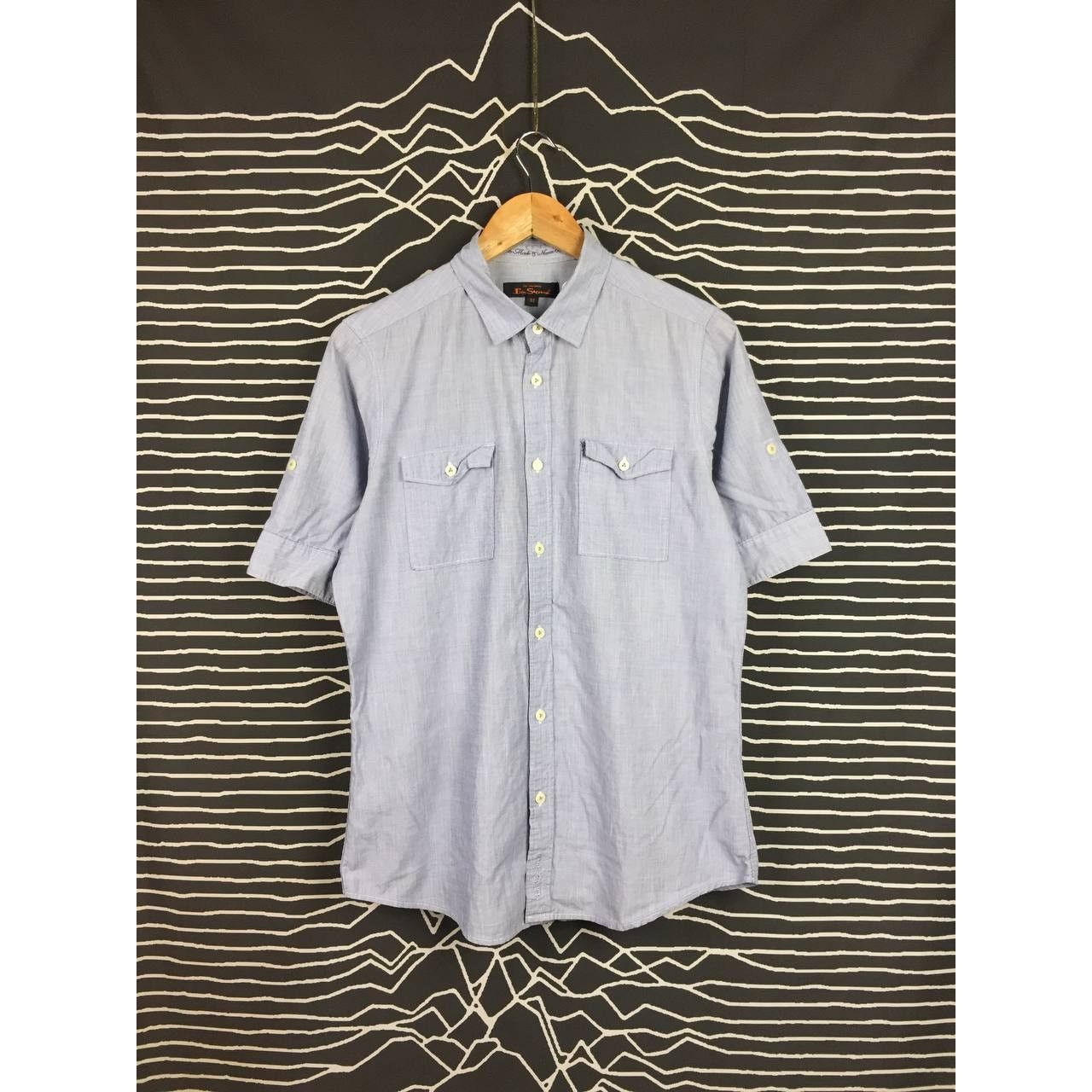 Ben Sherman × Designer The Original Ben Sherman Double Pocket Button Up Shirt Size US M / EU 48-50 / 2 - 2 Thumbnail