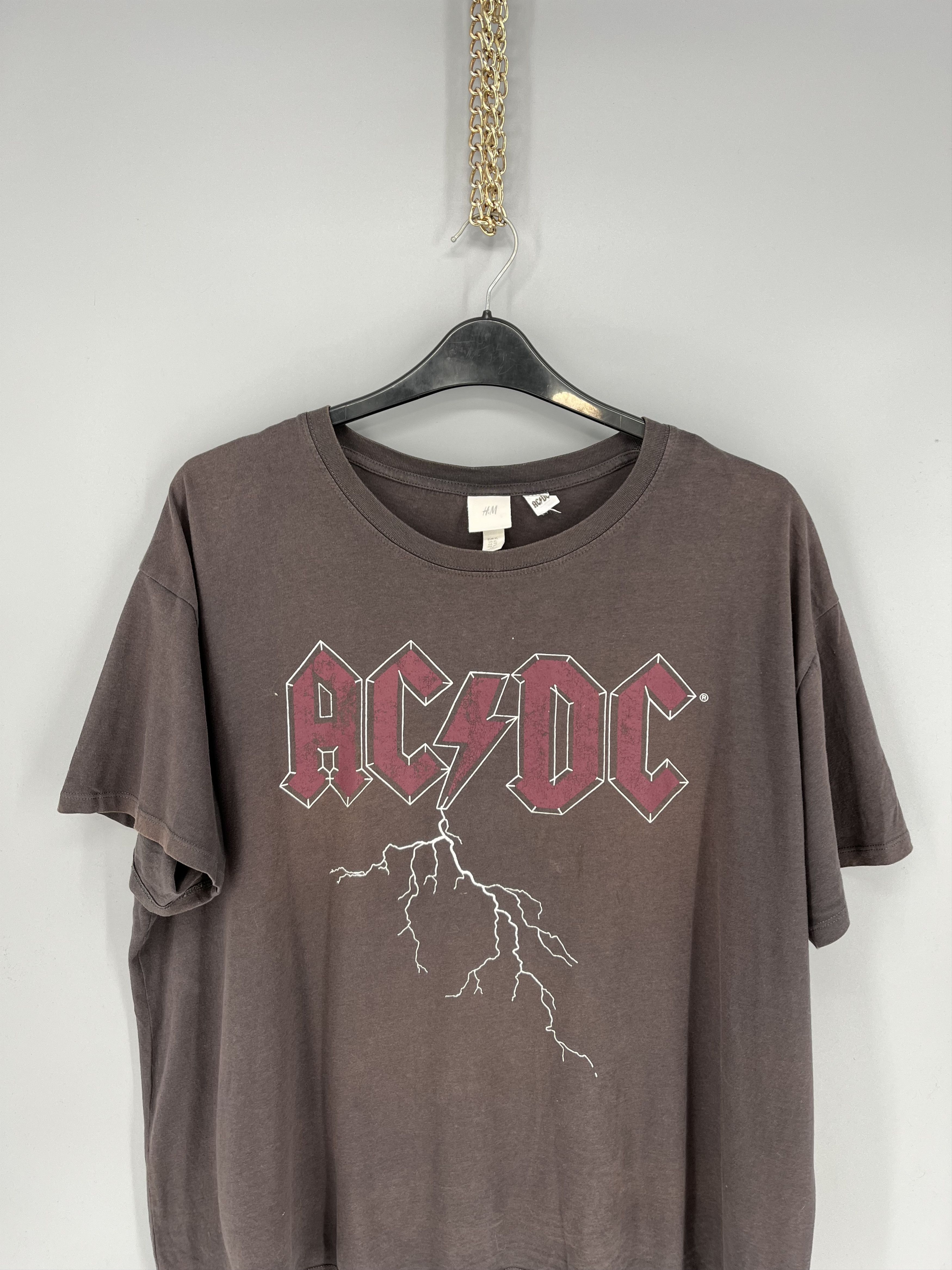 AC/DC Vintage Y2k T Shirt Ac/Dc Tee Big Logo Band Rock Tee Size XL / US 12-14 / IT 48-50 - 6 Thumbnail