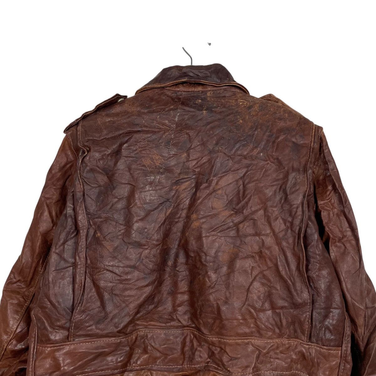 Schott Vintage Schott NYC I.S674.M.S Leather Flight Jacket Size US M / EU 48-50 / 2 - 8 Thumbnail