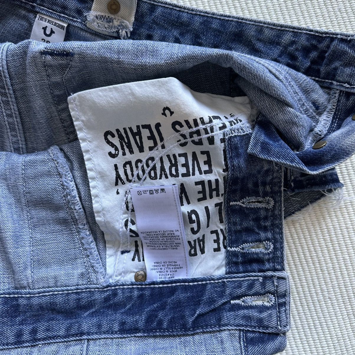 True Religion True Religion Light Spectrum Denim Overall Shorts Size 26" / US 2 / IT 38 - 8 Thumbnail
