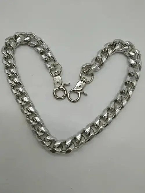 Jewelry Gothic Chunky chain Choker Necklace Size ONE SIZE - 4 Thumbnail