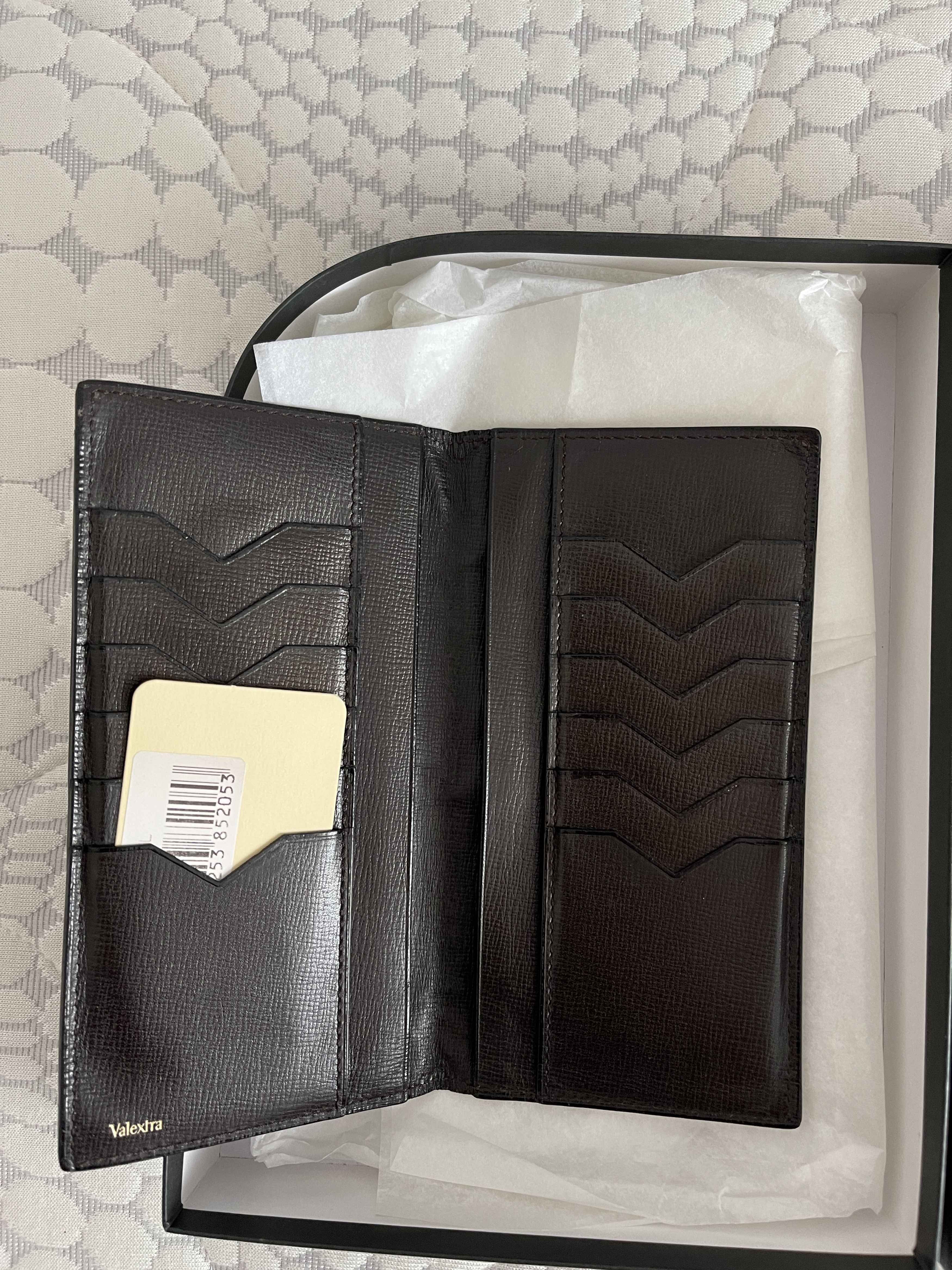 Valextra Valextra Browm Vertical Wallet Size ONE SIZE - 3 Thumbnail
