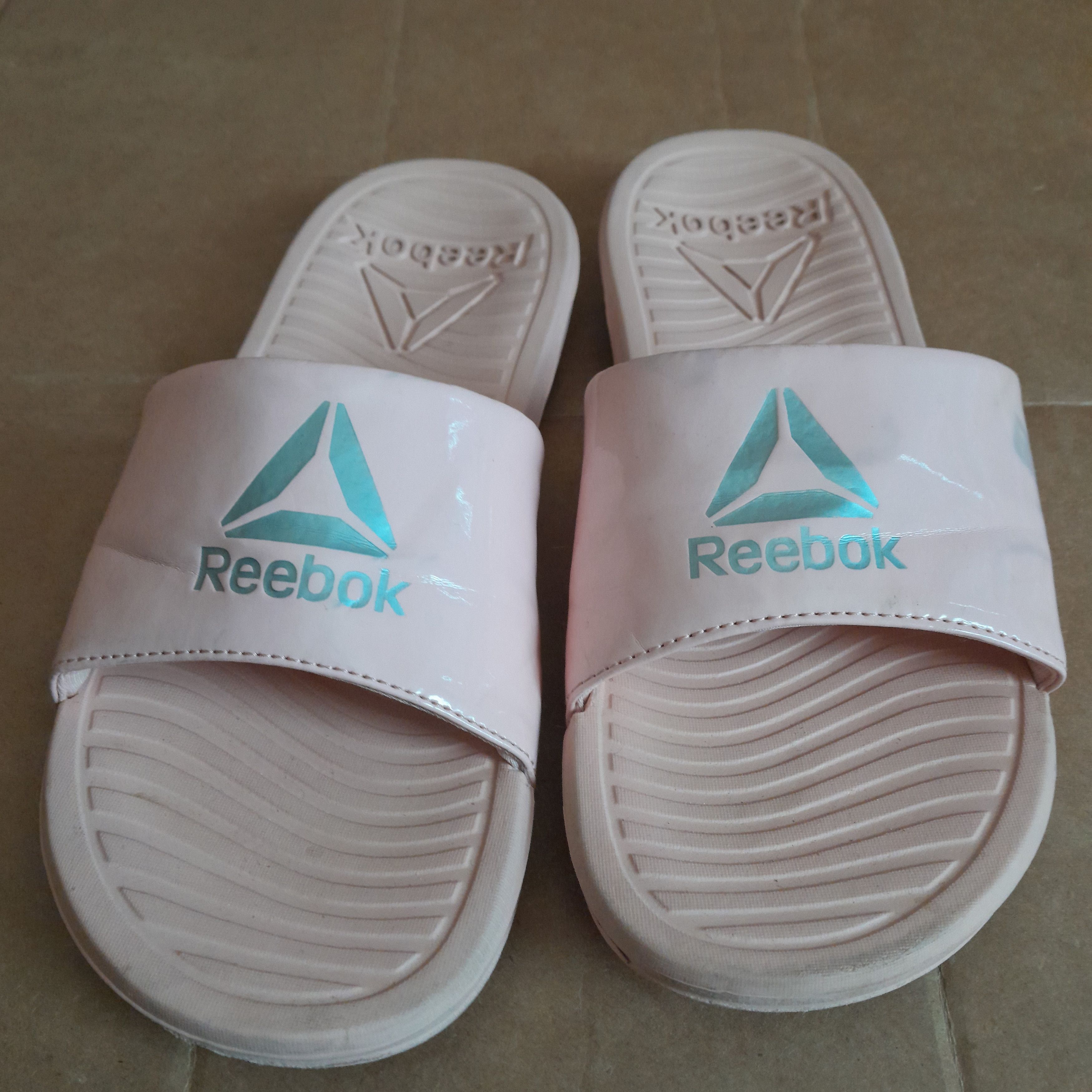 Reebok Reebok Women’s Pink Rubber Platform Slides Sandals Size US 7 / IT 37 - 1 Thumbnail