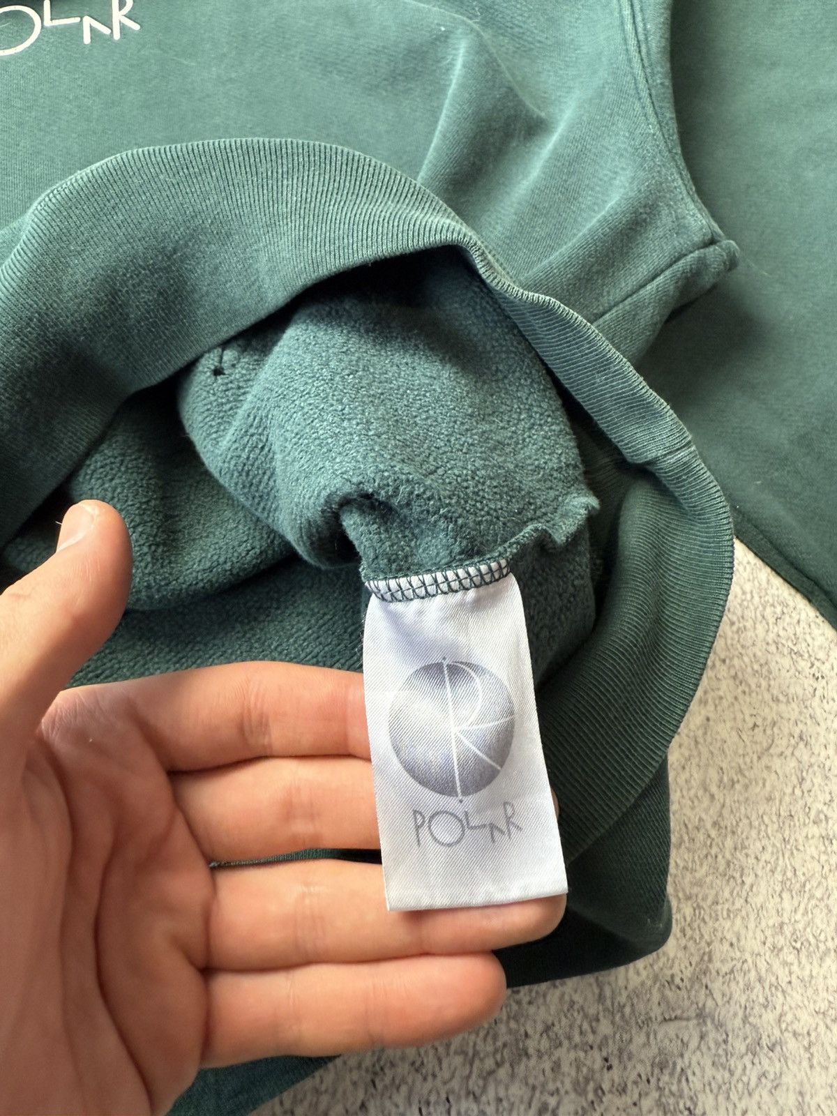 Polar Skate Co. Polar Skate Co Logo Grey Hoodie Size M Size US M / EU 48-50 / 2 - 12 Thumbnail