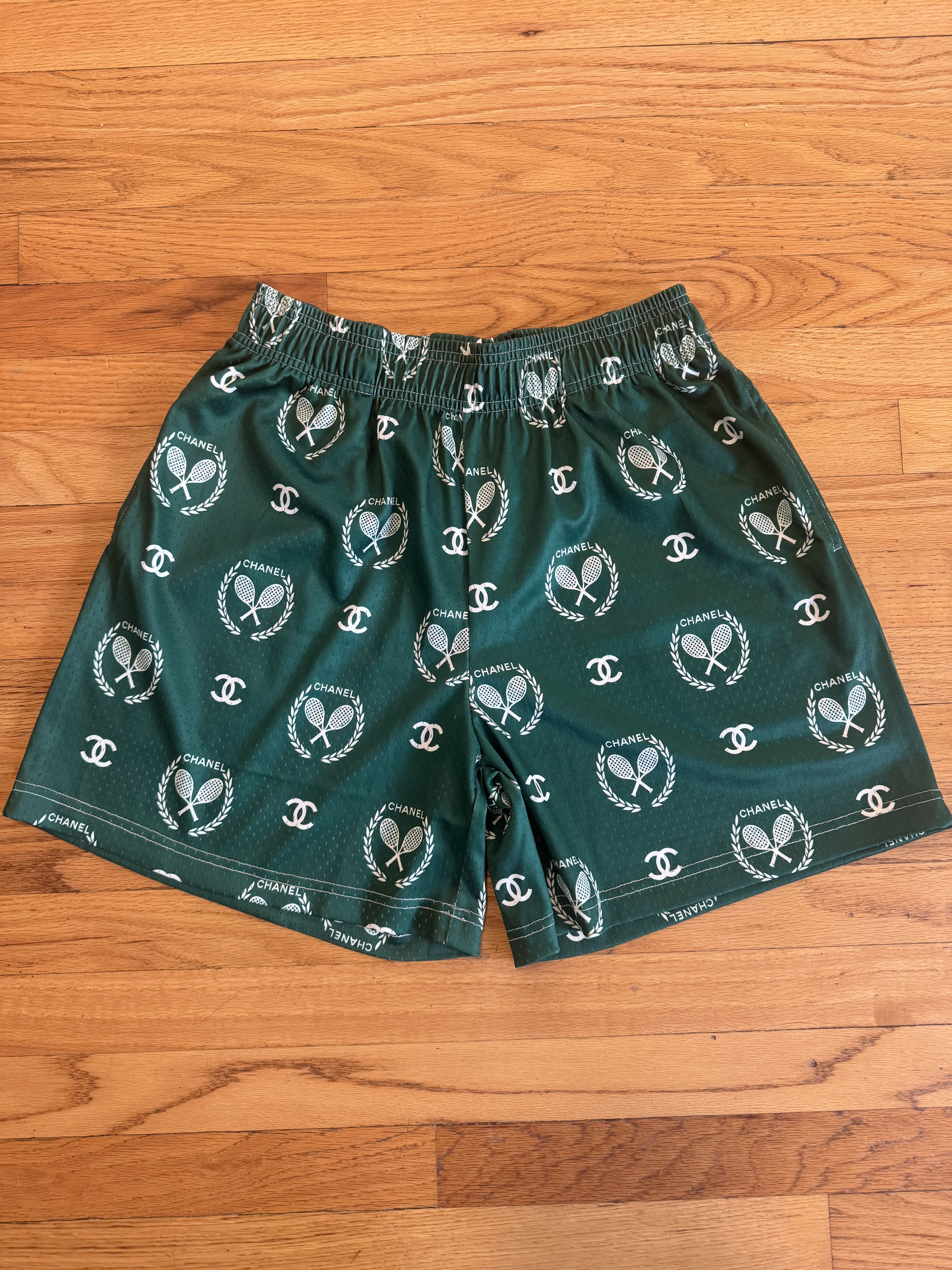 Bravest Studios Bravest Studios Chanel Tennis Shorts Green Size L Size US 34 / EU 50 - 1 Thumbnail