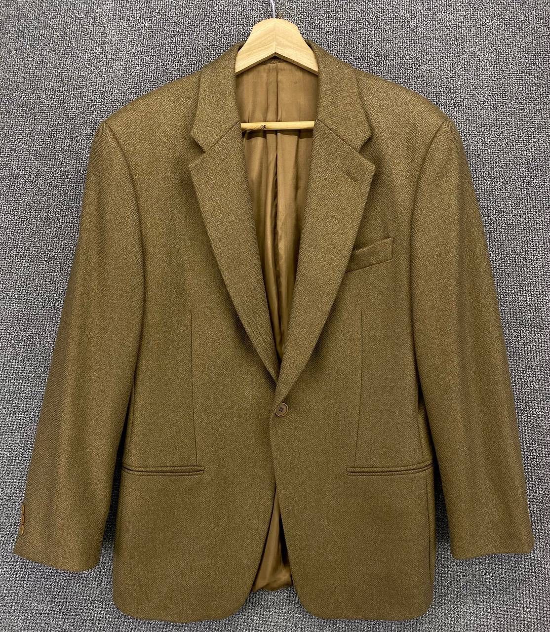 Emporio Armani Vintage Emporio Armani Wool Coat Blazer Jacket Size US M / EU 48-50 / 2 - 1 Thumbnail