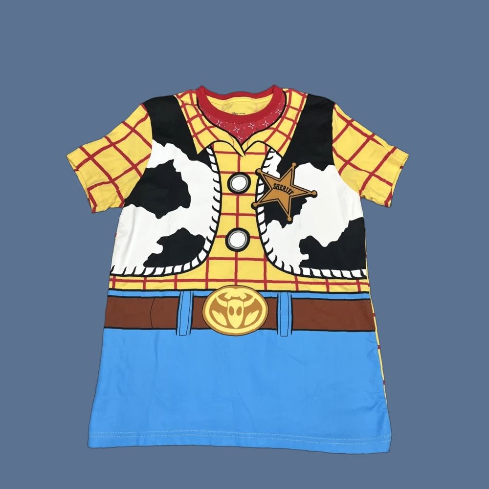 Disney Disney Pixar Toy Story Woody Costume T Shirt Men’s M Yellow Sheriff Cowboy Shirt Mens M Yellow Toy Story Cowboy Costume Graphic Print Size US M / EU 48-50 / 2 - 1 Thumbnail