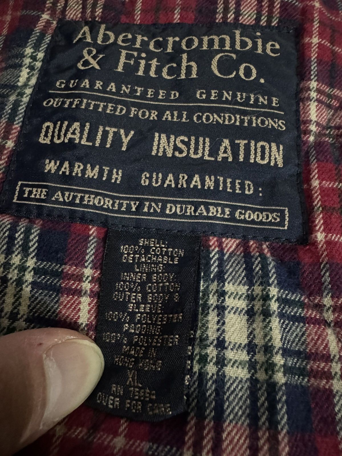 Abercrombie & Fitch Vintage Early 90’s Abercrombie and Fitch Jacket Size US XL / EU 56 / 4 - 3 Thumbnail