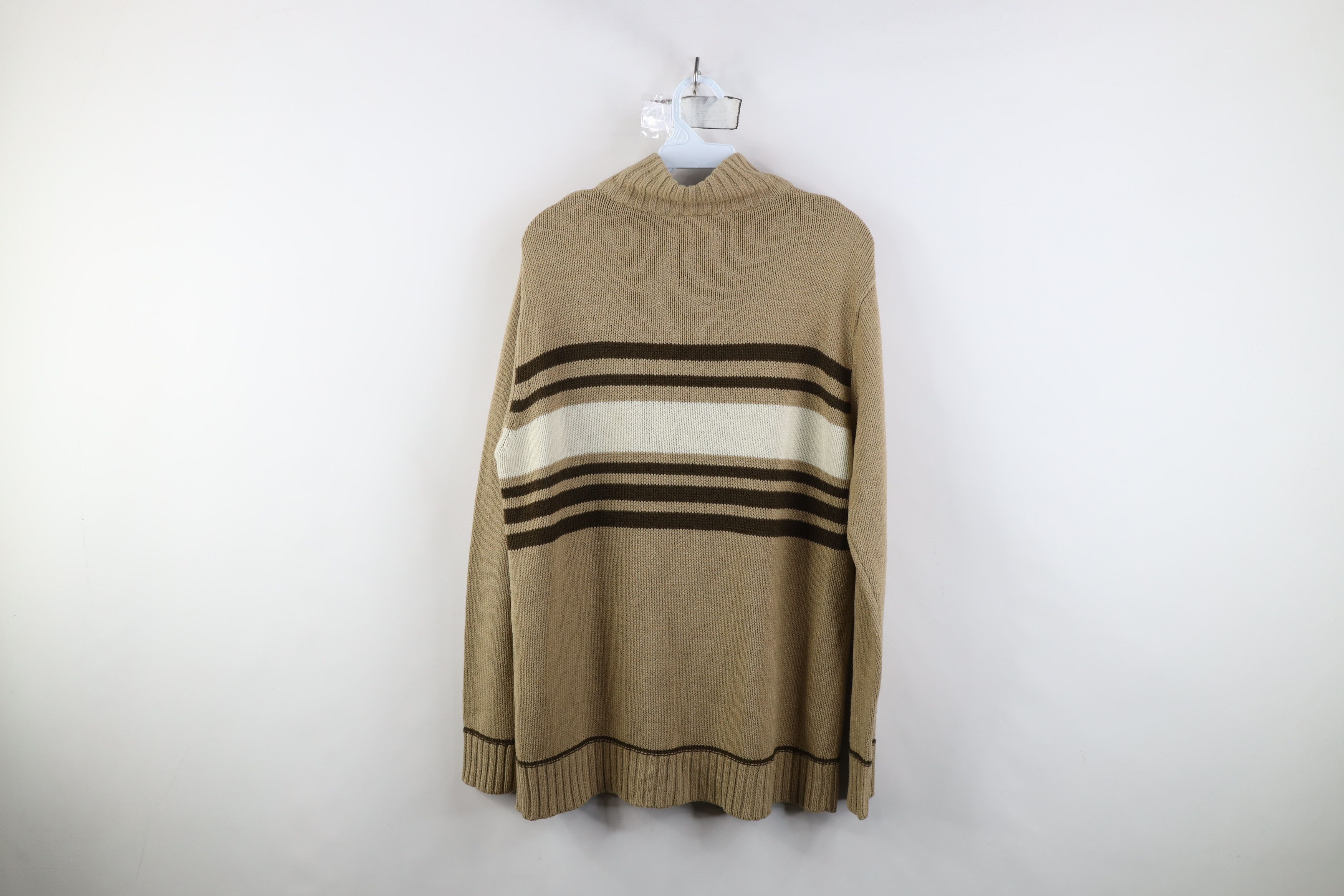 Vintage Vintage 90s Y2K Streetwear Knit Half Zip Pullover Sweater Size US M / EU 48-50 / 2 - 9 Thumbnail