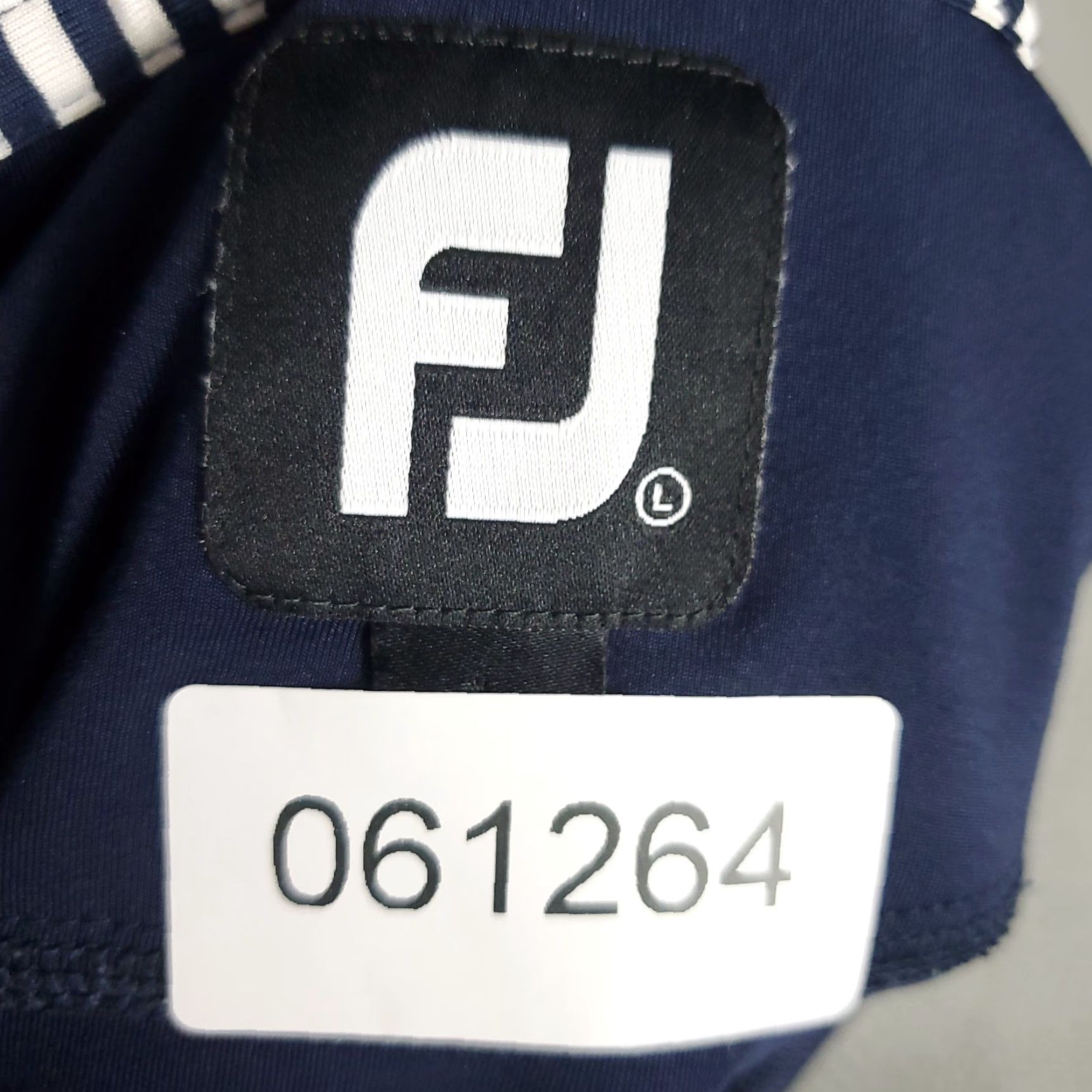 Footjoy FJ Polo Shirt Mens Size Large Navy Blue Golf Casual Short Sleeve Size US L / EU 52-54 / 3 - 8 Thumbnail