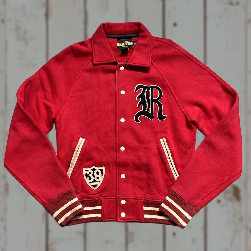 Polo Ralph Lauren Vintage Polo Ralph Lauren Rugby Varsity Letterman Bomber Jacket XS Size US XS / EU 42 / 0 - 1 Thumbnail