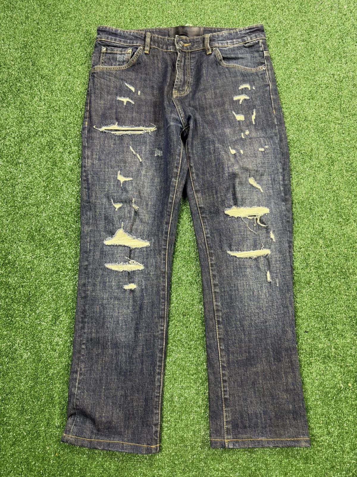 Dolce & Gabbana Dolce And Gabbana Women Blue Select Denim Jeans 36 dark wash Size 36" / US 14 / IT 50 - 3 Thumbnail