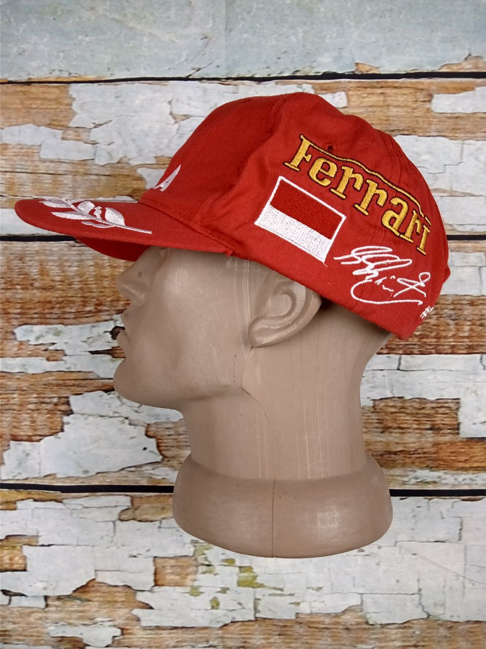 Ferrari VTG DEKRA Ferrari Michael Schumacher Racing Formula 1 Cap Size ONE SIZE - 4 Thumbnail